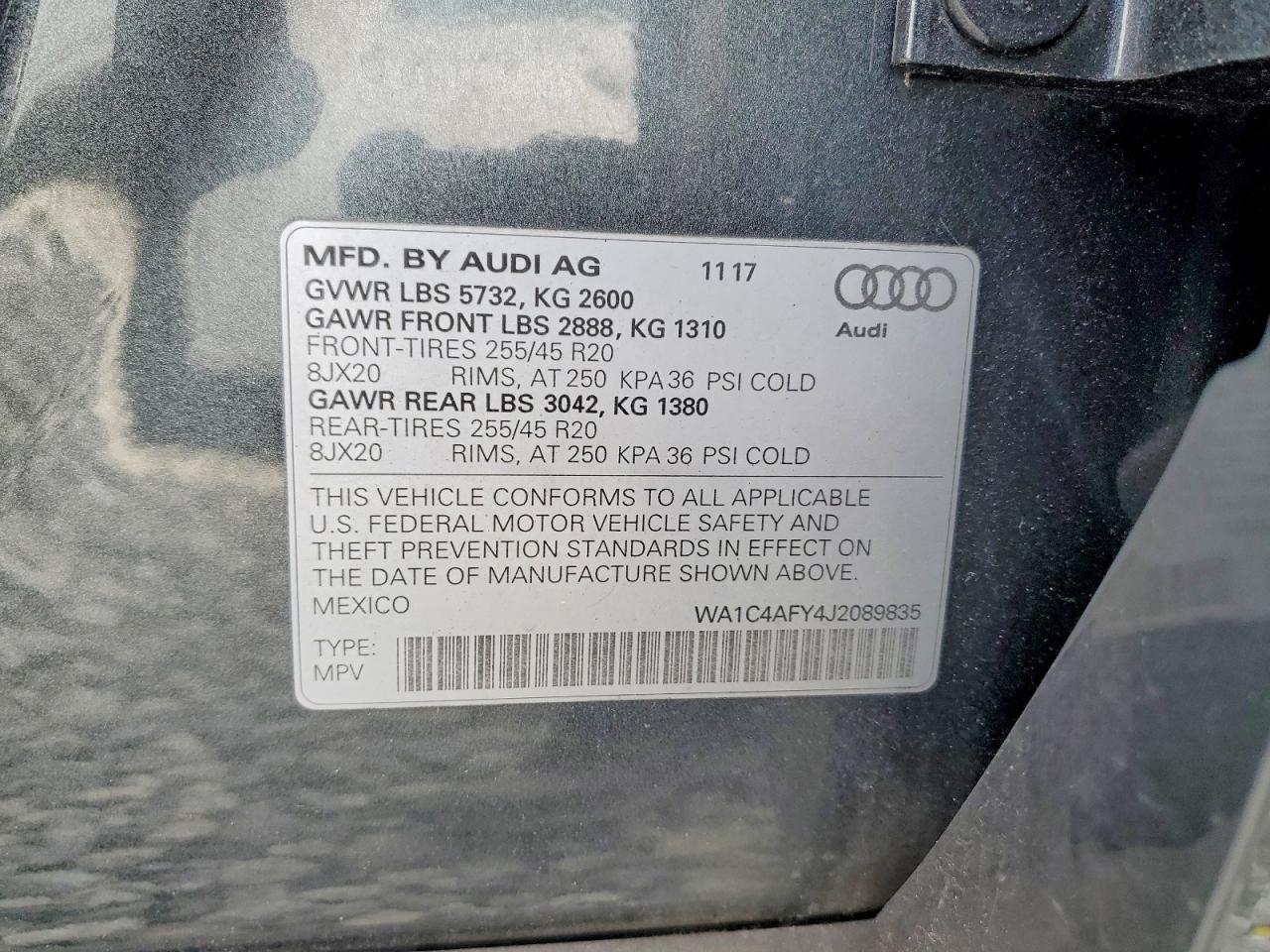 2018 AUDI SQ5