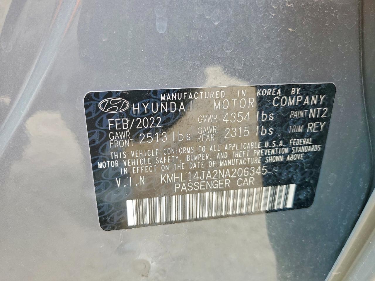 2022 HYUNDAI SONATA