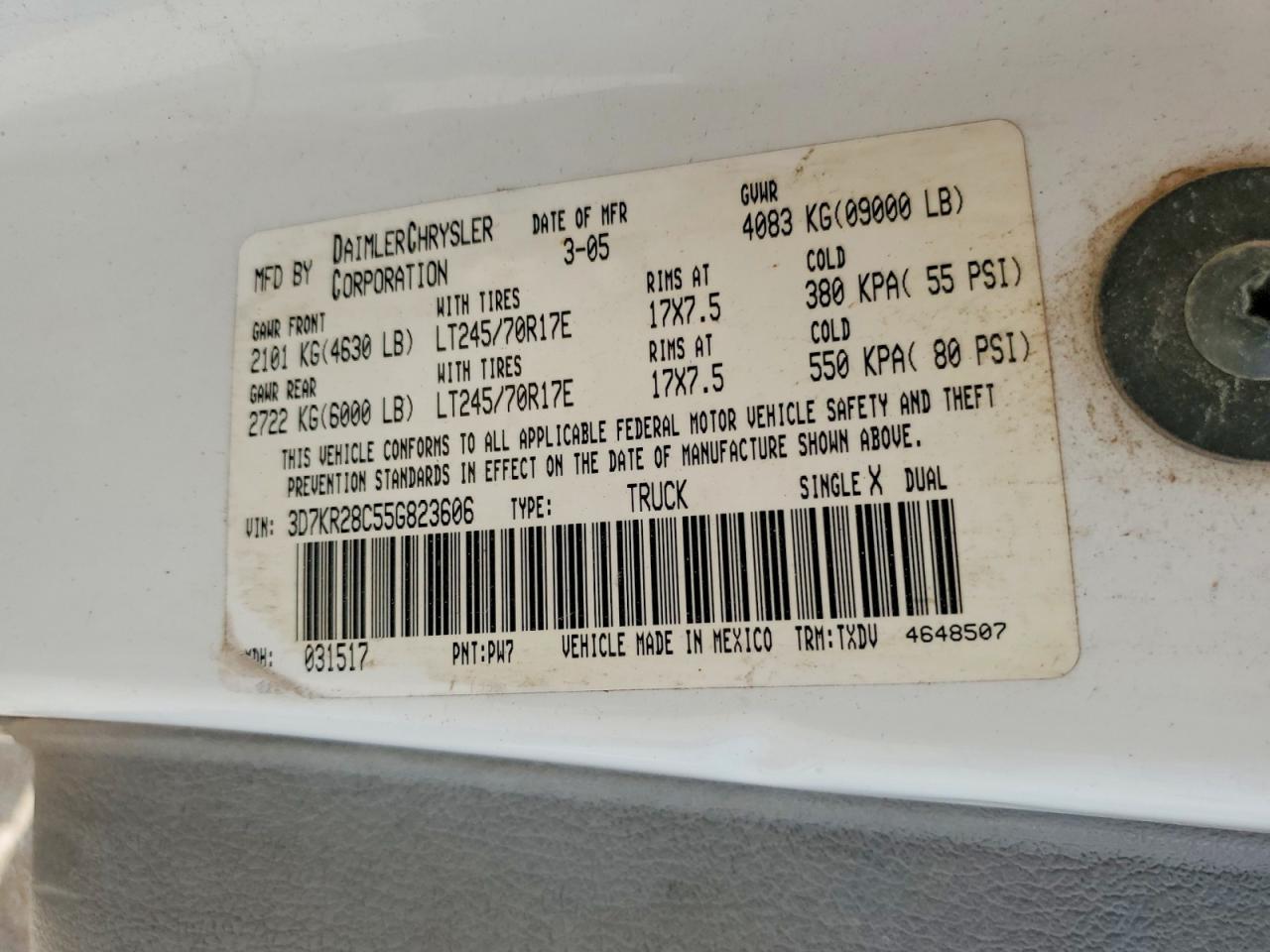 2007 DODGE Ram 2500