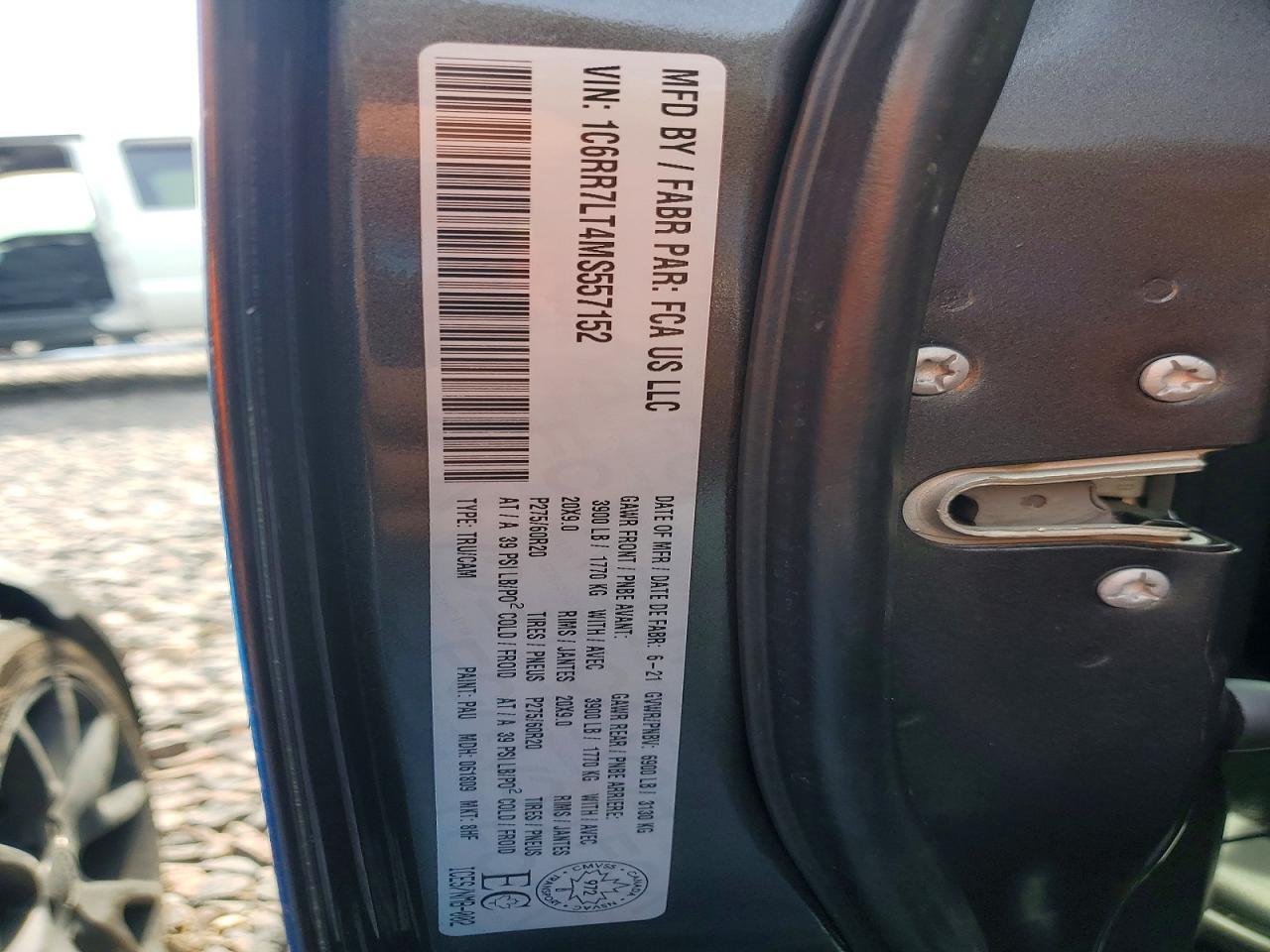 2021 RAM 1500