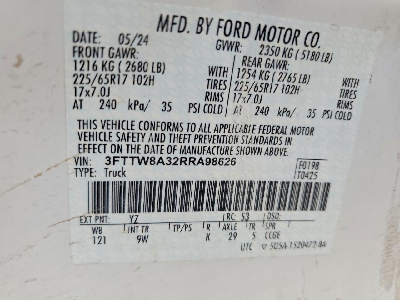 2024 FORD Maverick