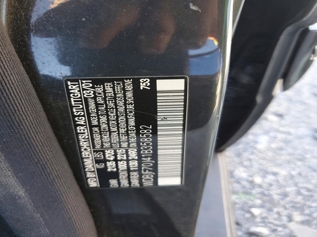 2001 MERCEDES-BENZ E-Class