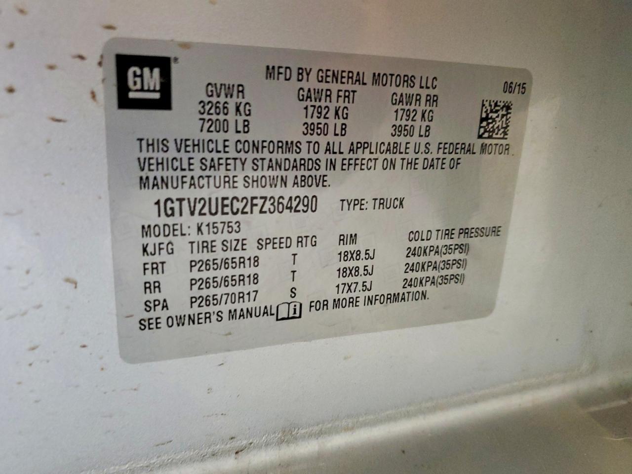 2015 GMC Sierra