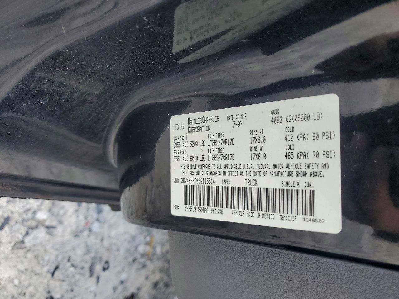 2008 DODGE Ram 2500