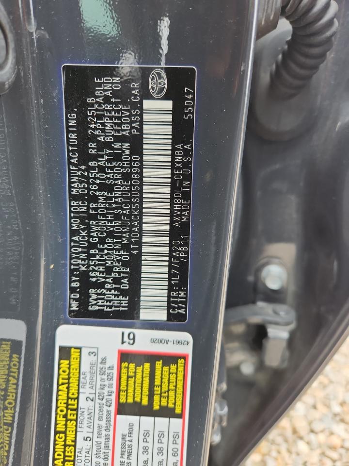 2025 TOYOTA CAMRY