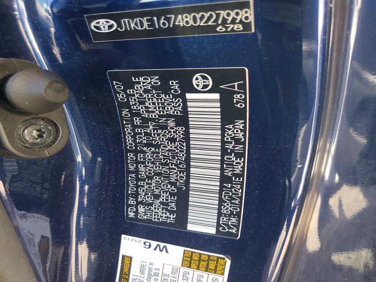 2008 SCION TC