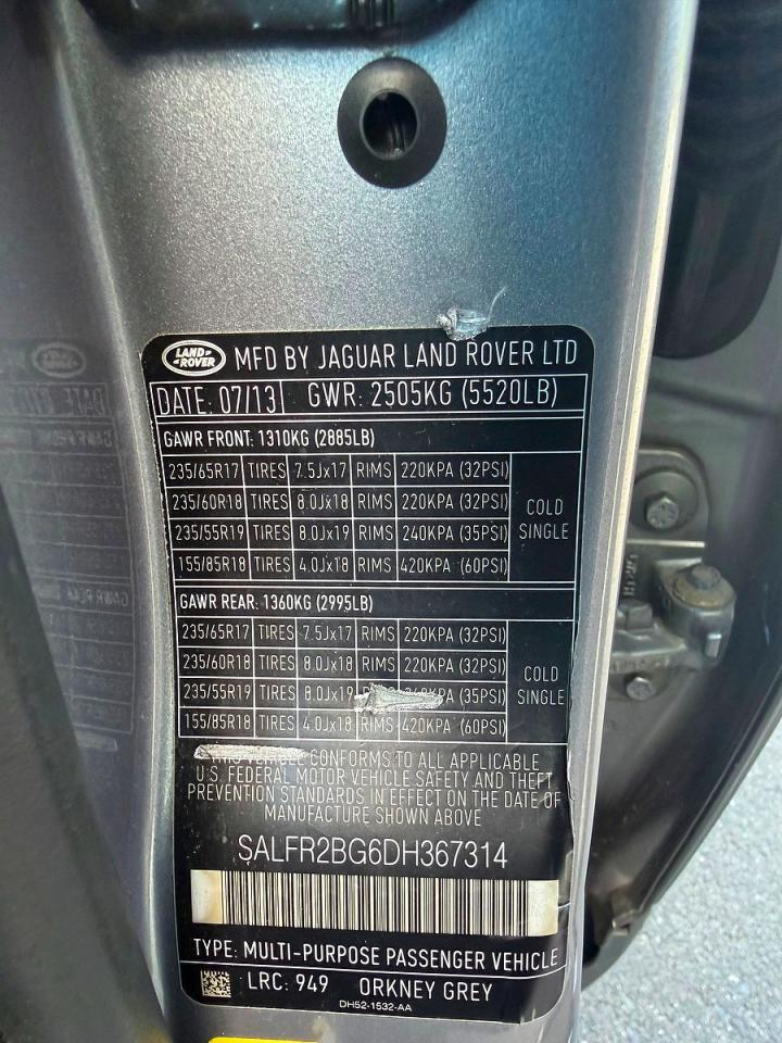 2013 LAND ROVER LR2