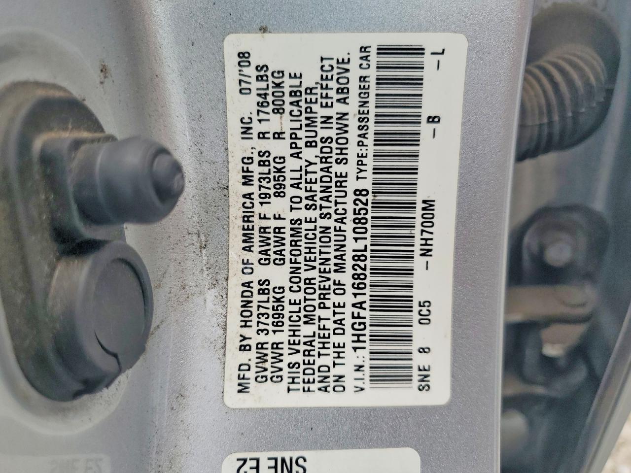 2008 HONDA CIVIC