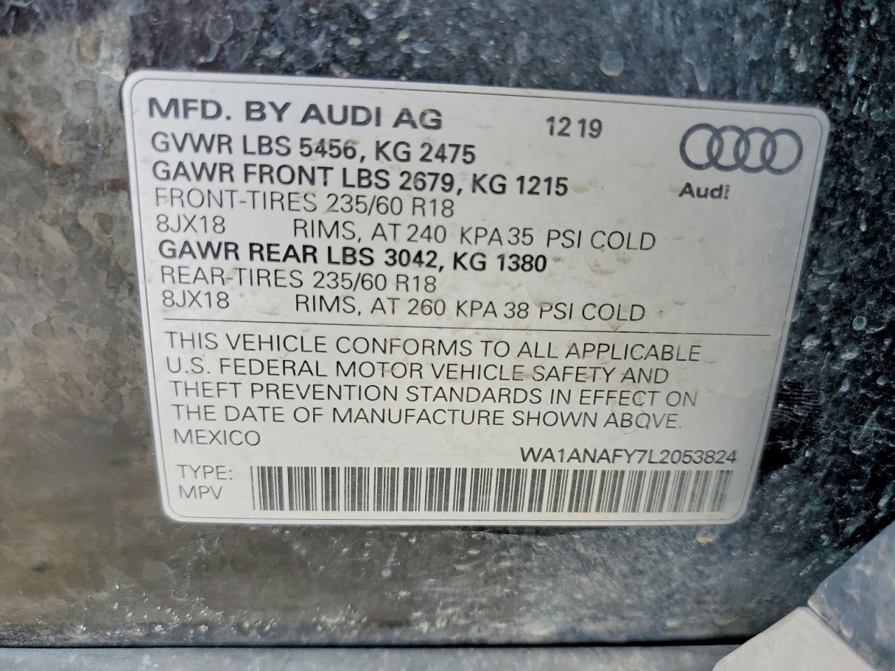 2020 AUDI Q5