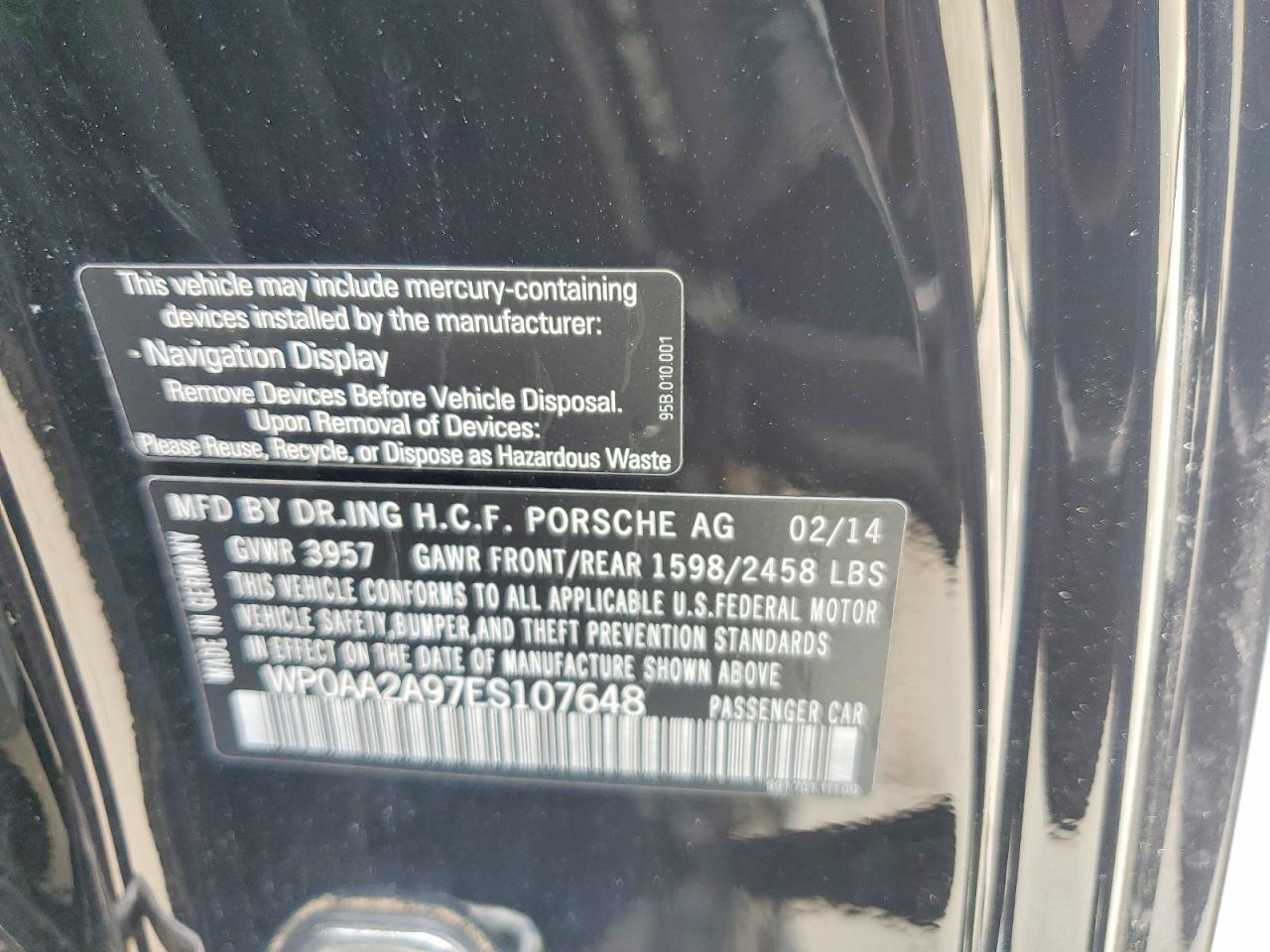 2014 PORSCHE 911