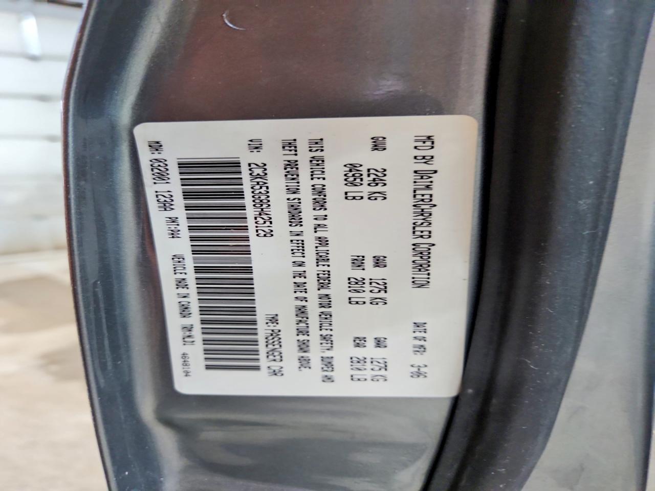 2006 CHRYSLER 300