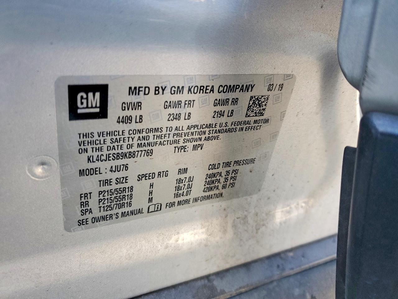 2019 BUICK ENCORE