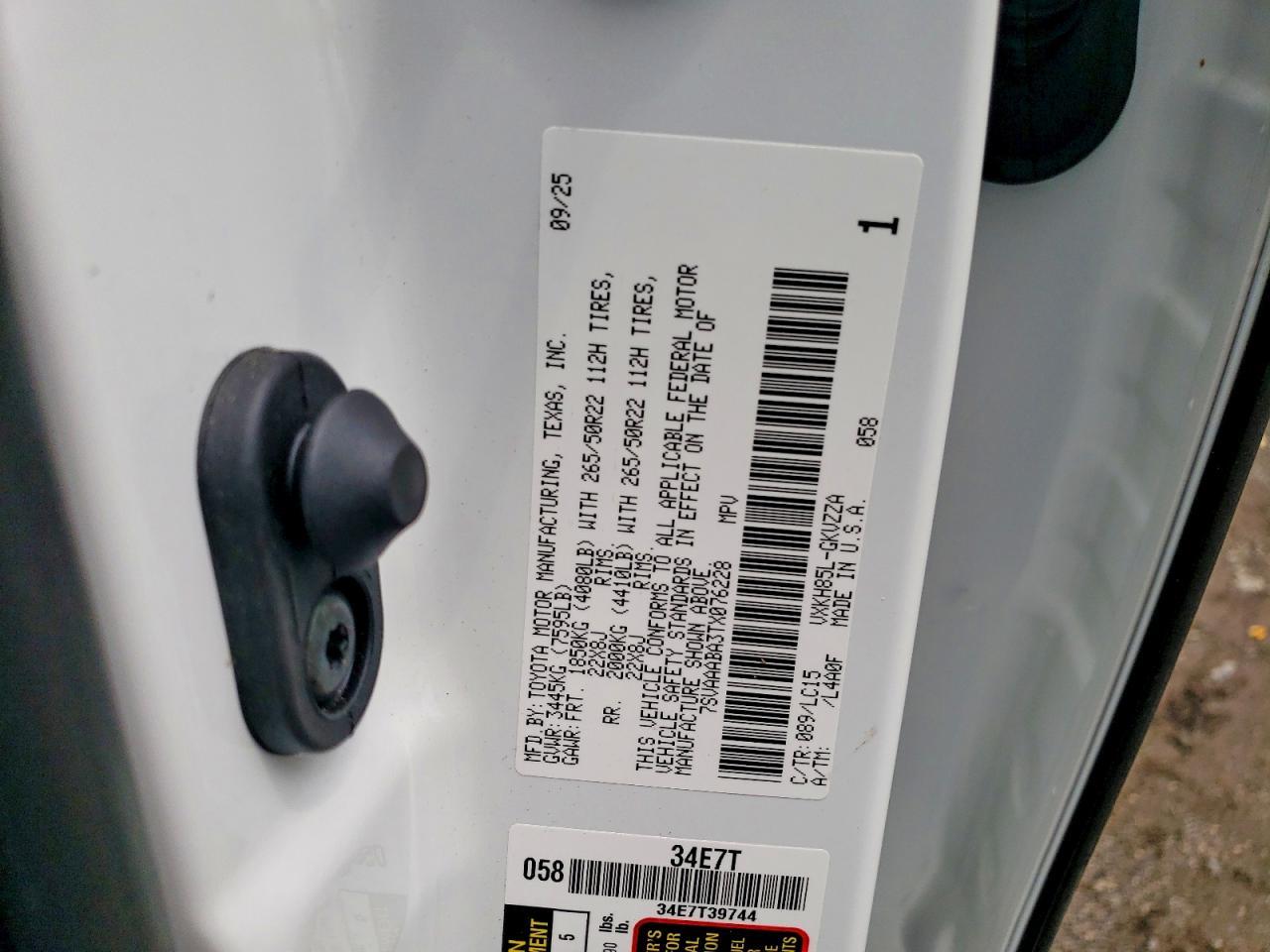 2026 TOYOTA Sequoia