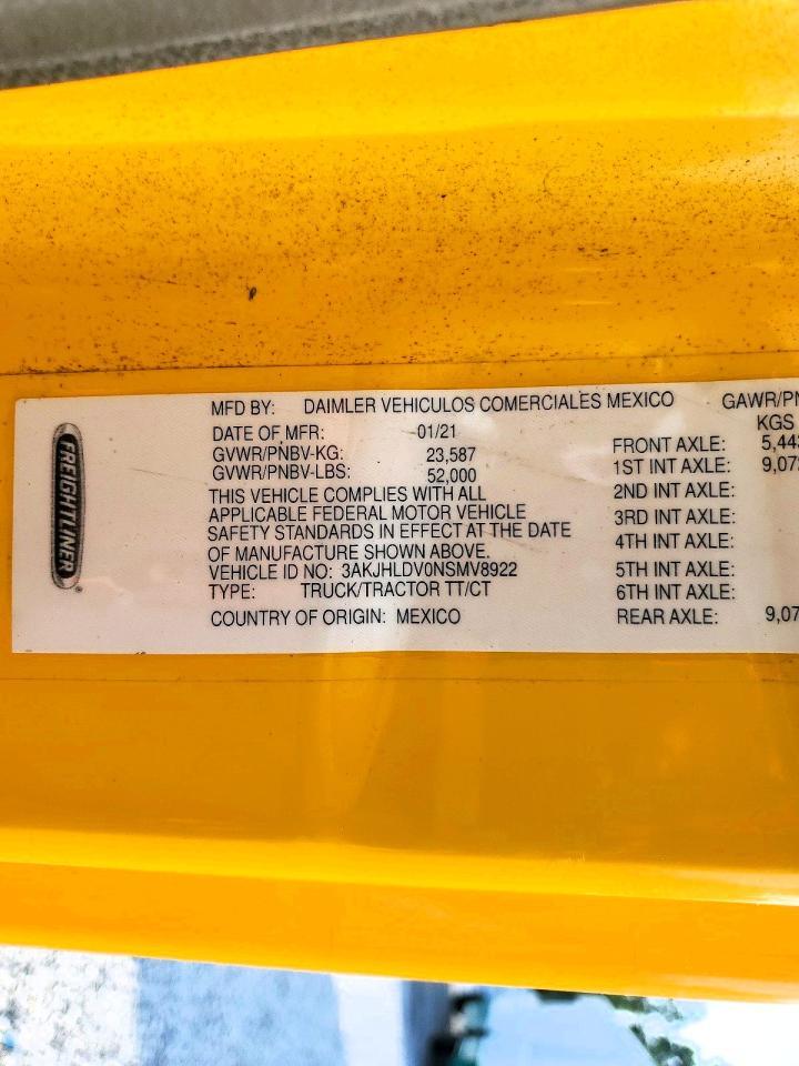 2022 FREIGHTLINER CASCADIA 126