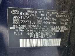 2008 HYUNDAI ELANTRA