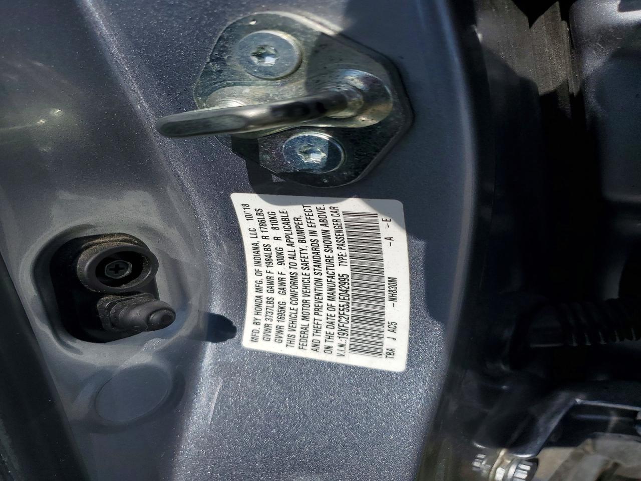 2018 HONDA CIVIC