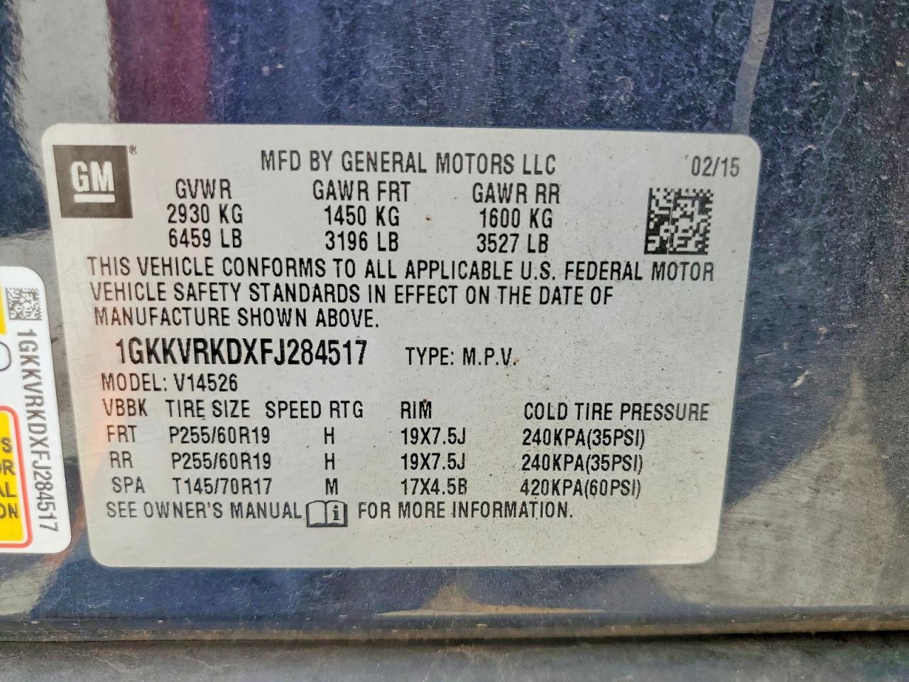 2015 GMC ACADIA