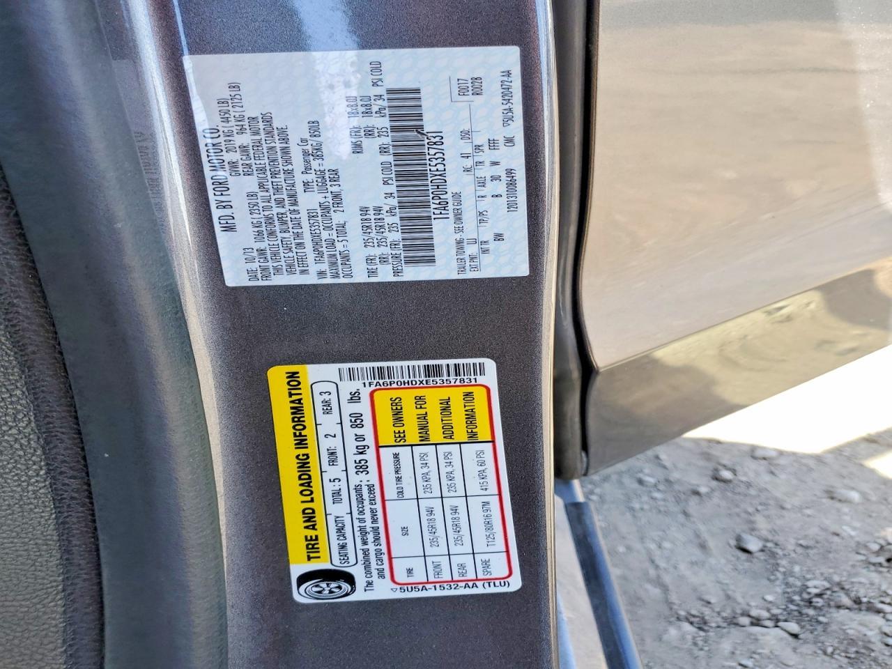 2014 FORD FUSION