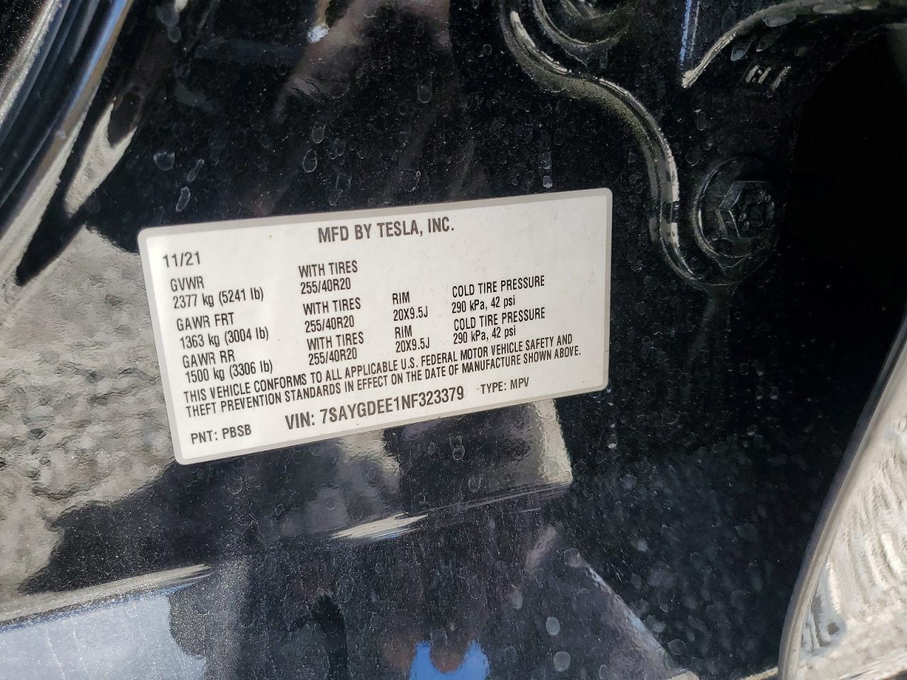 2022 TESLA MODEL Y