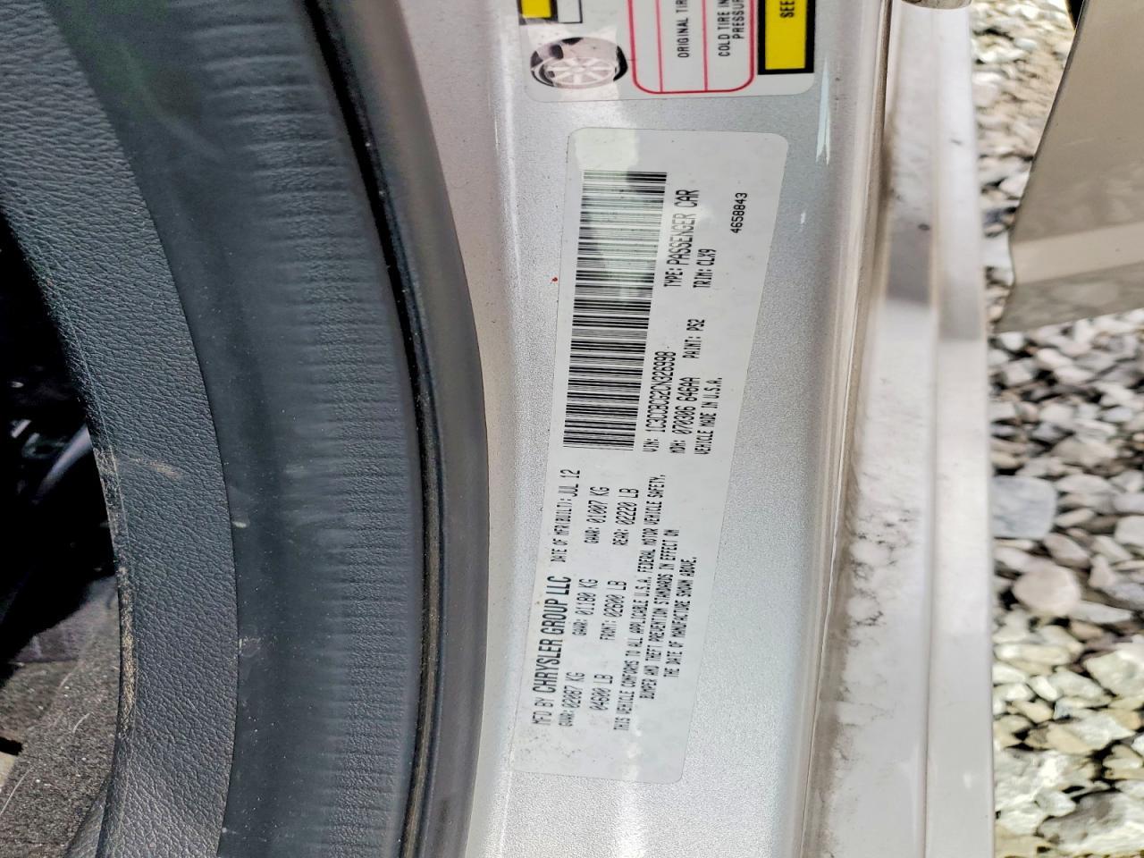 2012 CHRYSLER 200