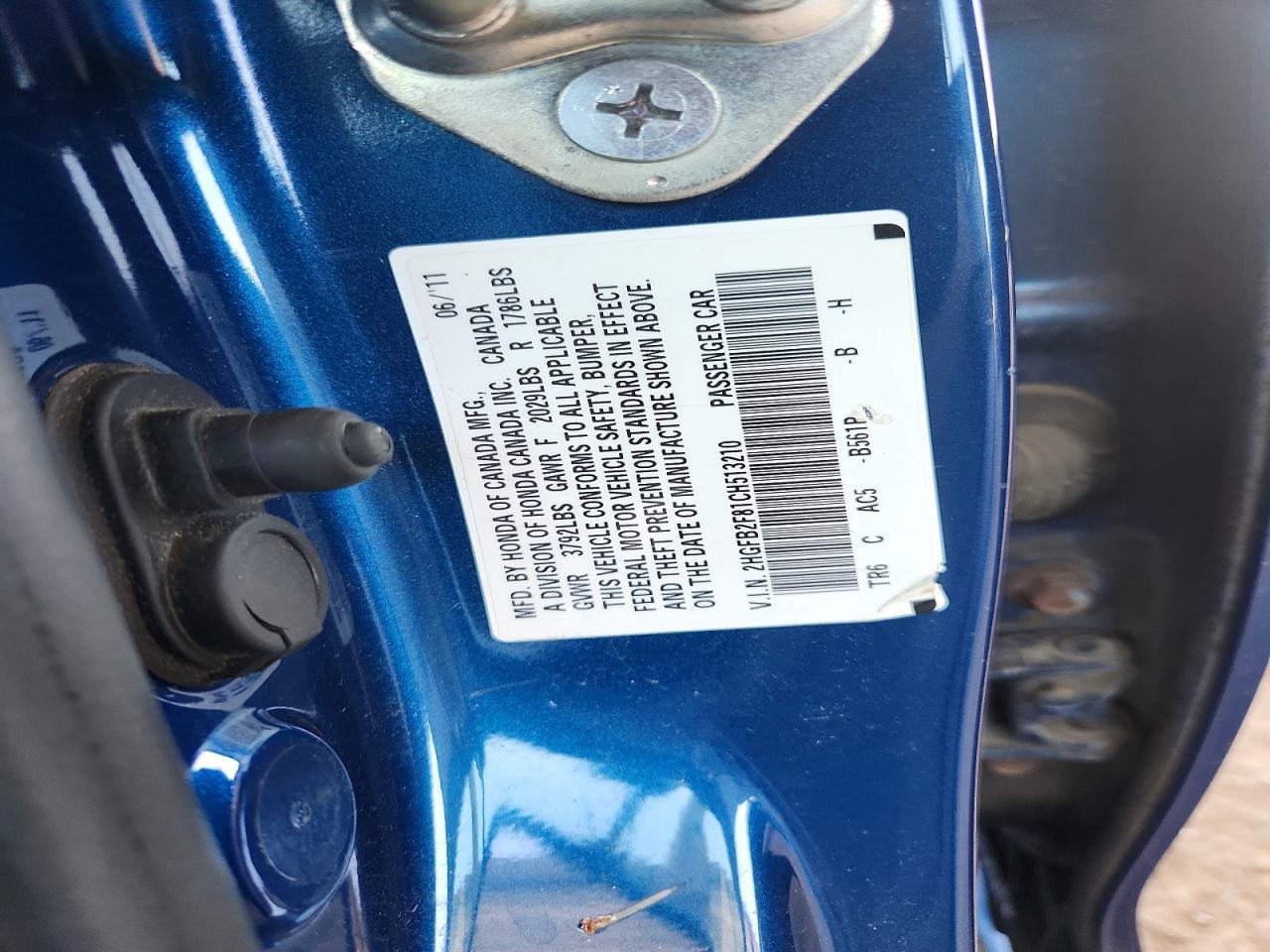 2012 HONDA CIVIC