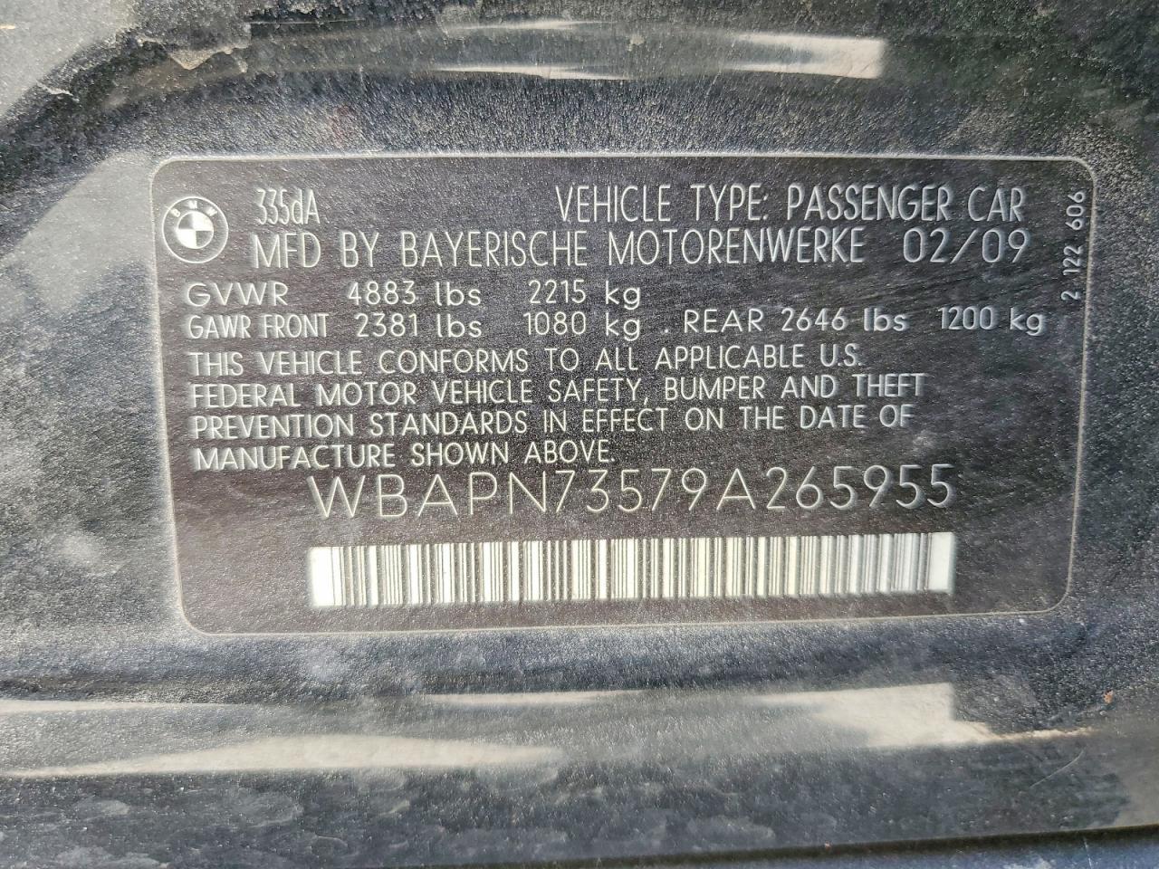 2009 BMW 3 SERIES