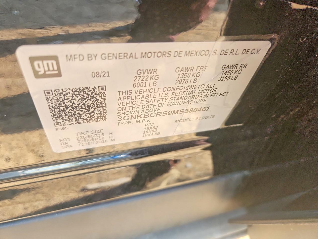 2021 CHEVROLET BLAZER