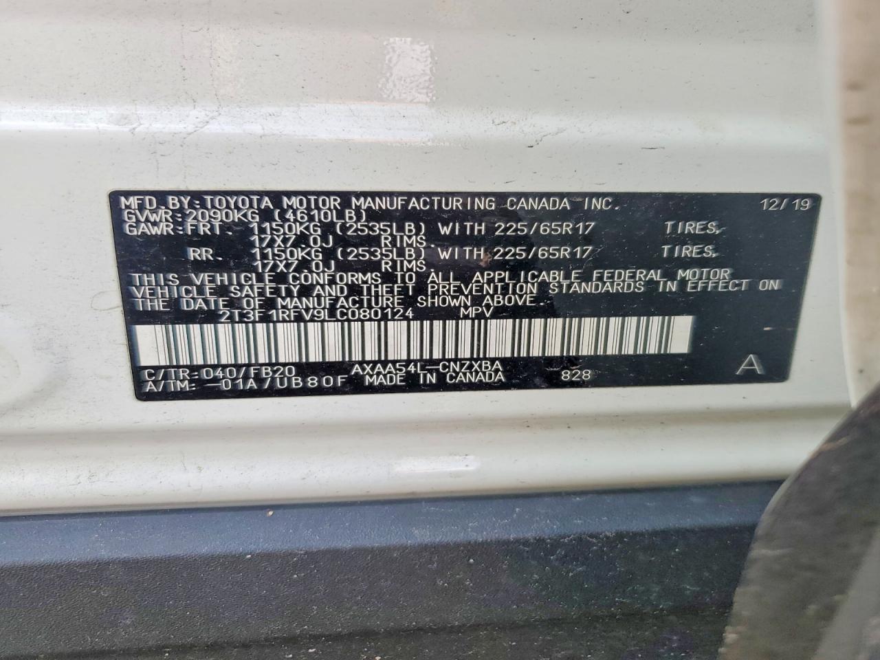 2020 TOYOTA RAV4