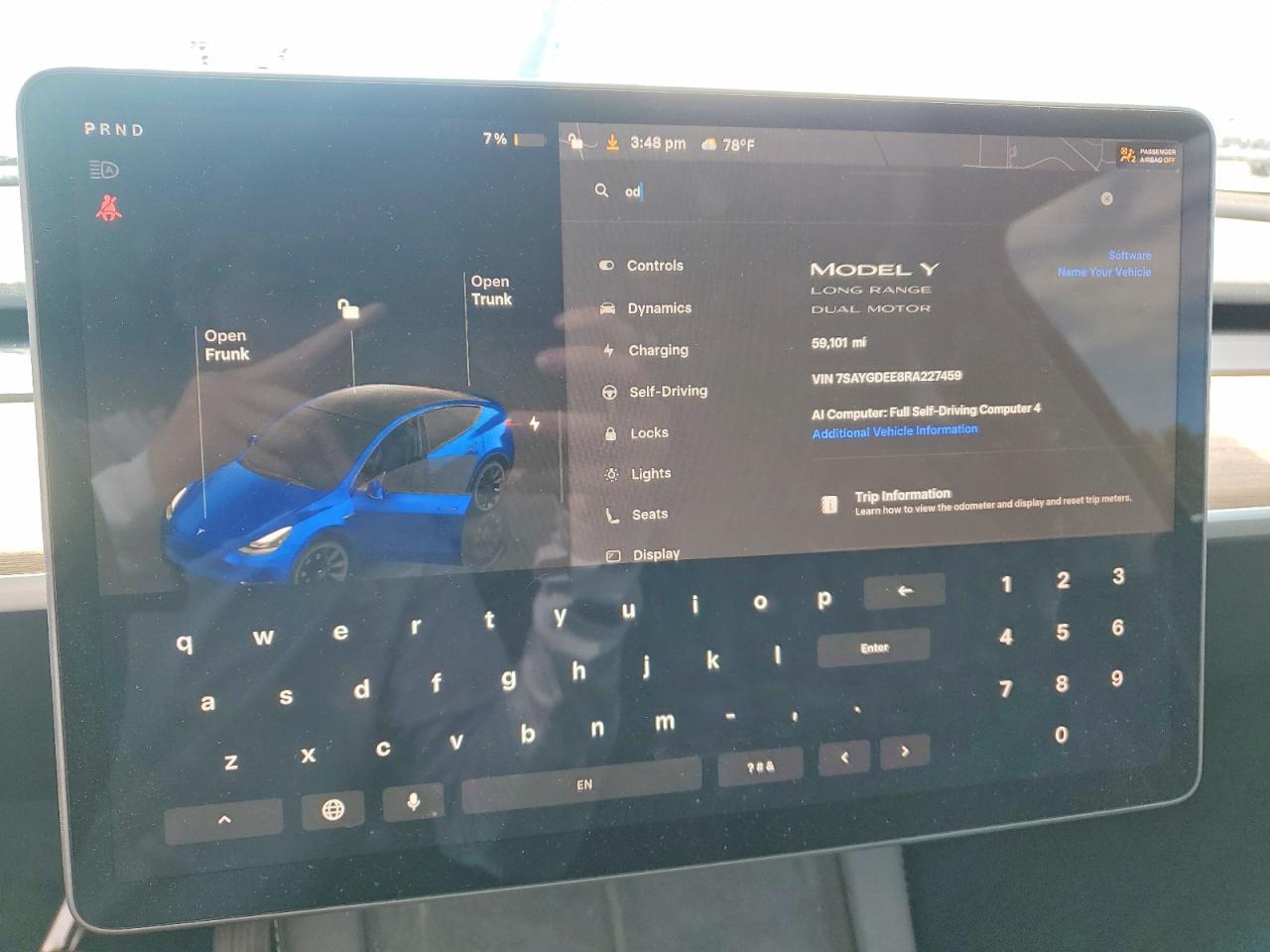 2024 TESLA MODEL Y