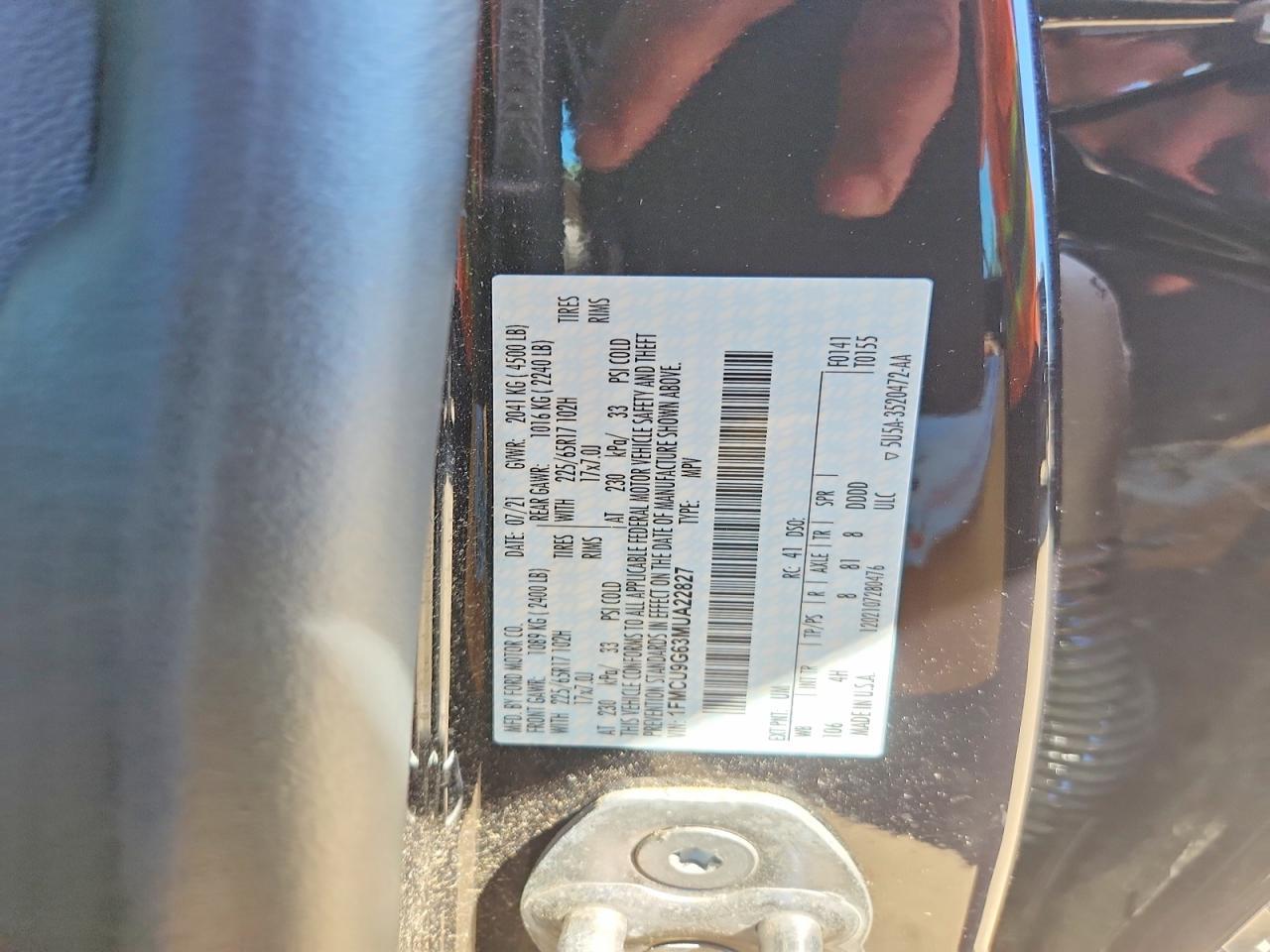 2021 FORD ESCAPE