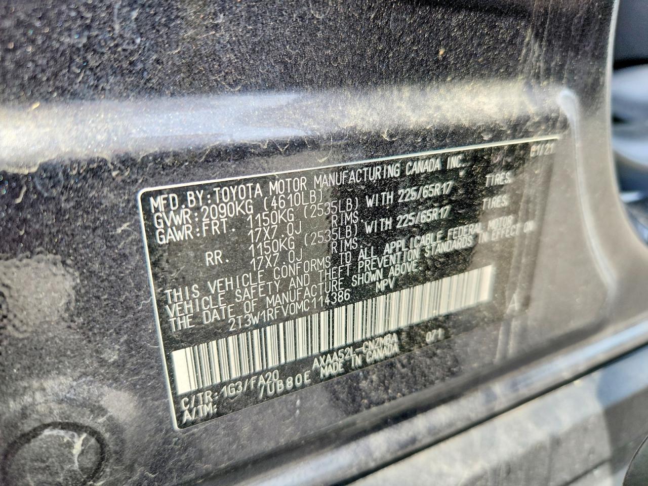 2021 TOYOTA RAV4