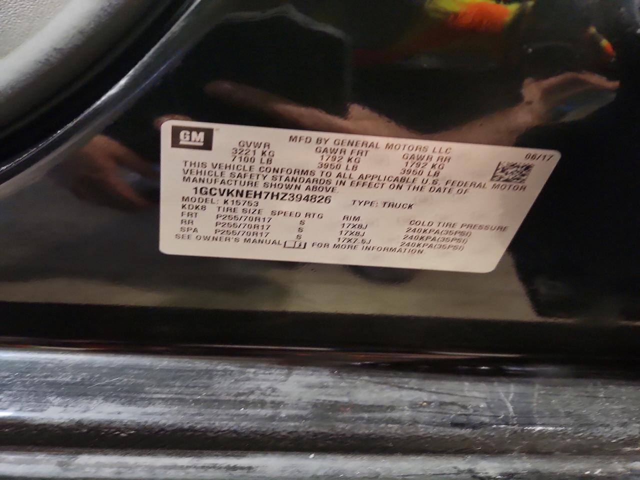 2017 CHEVROLET Silverado