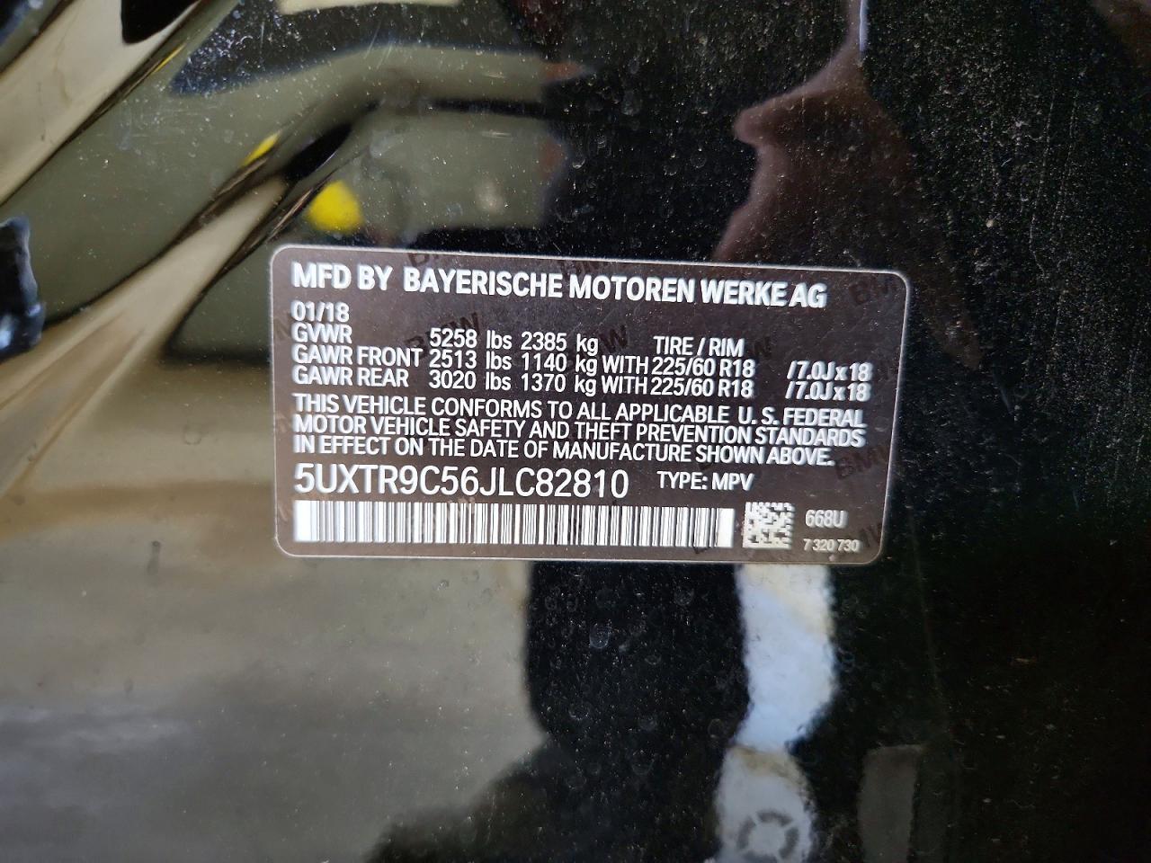 2018 BMW X3