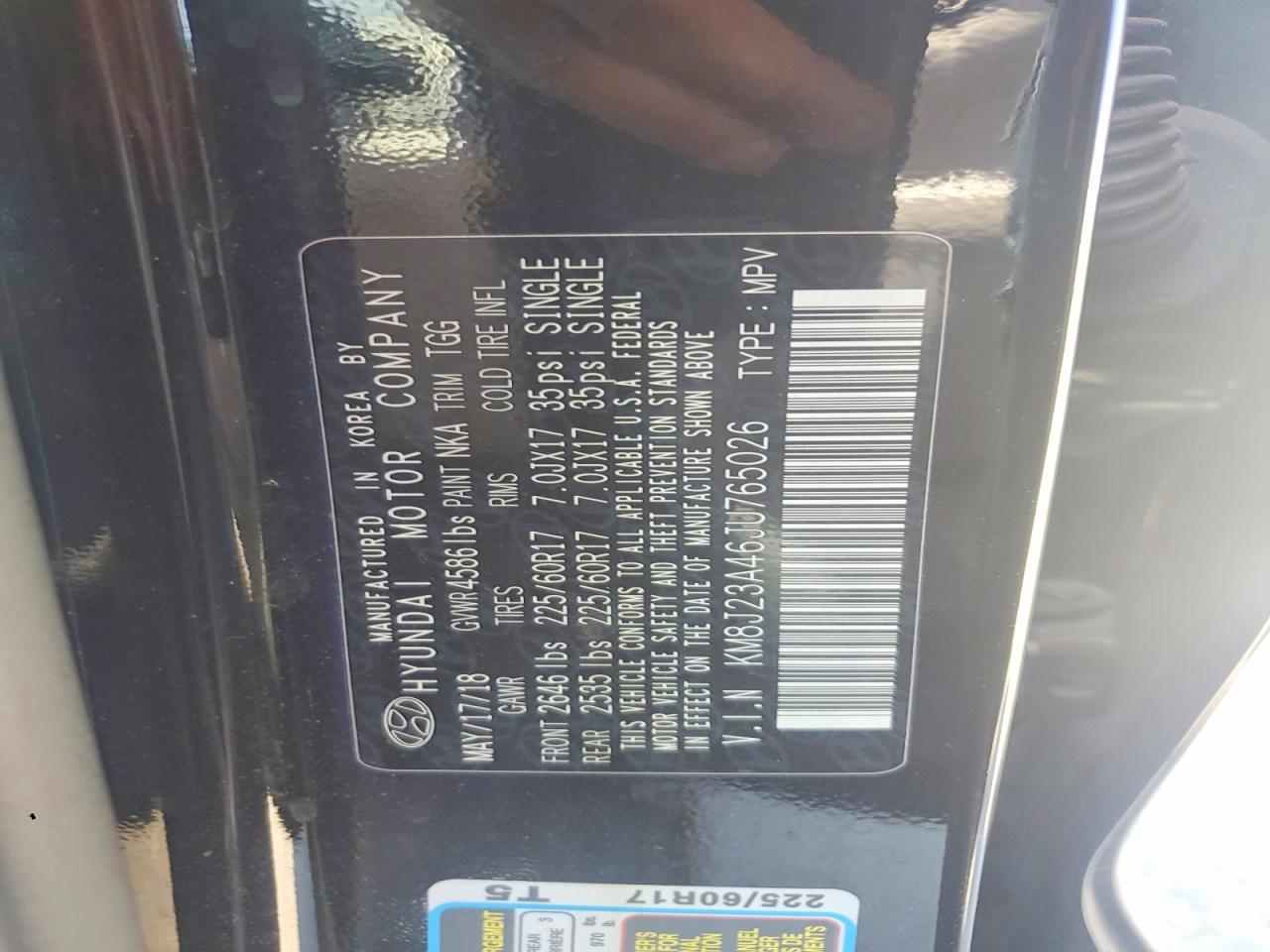 2018 HYUNDAI TUCSON