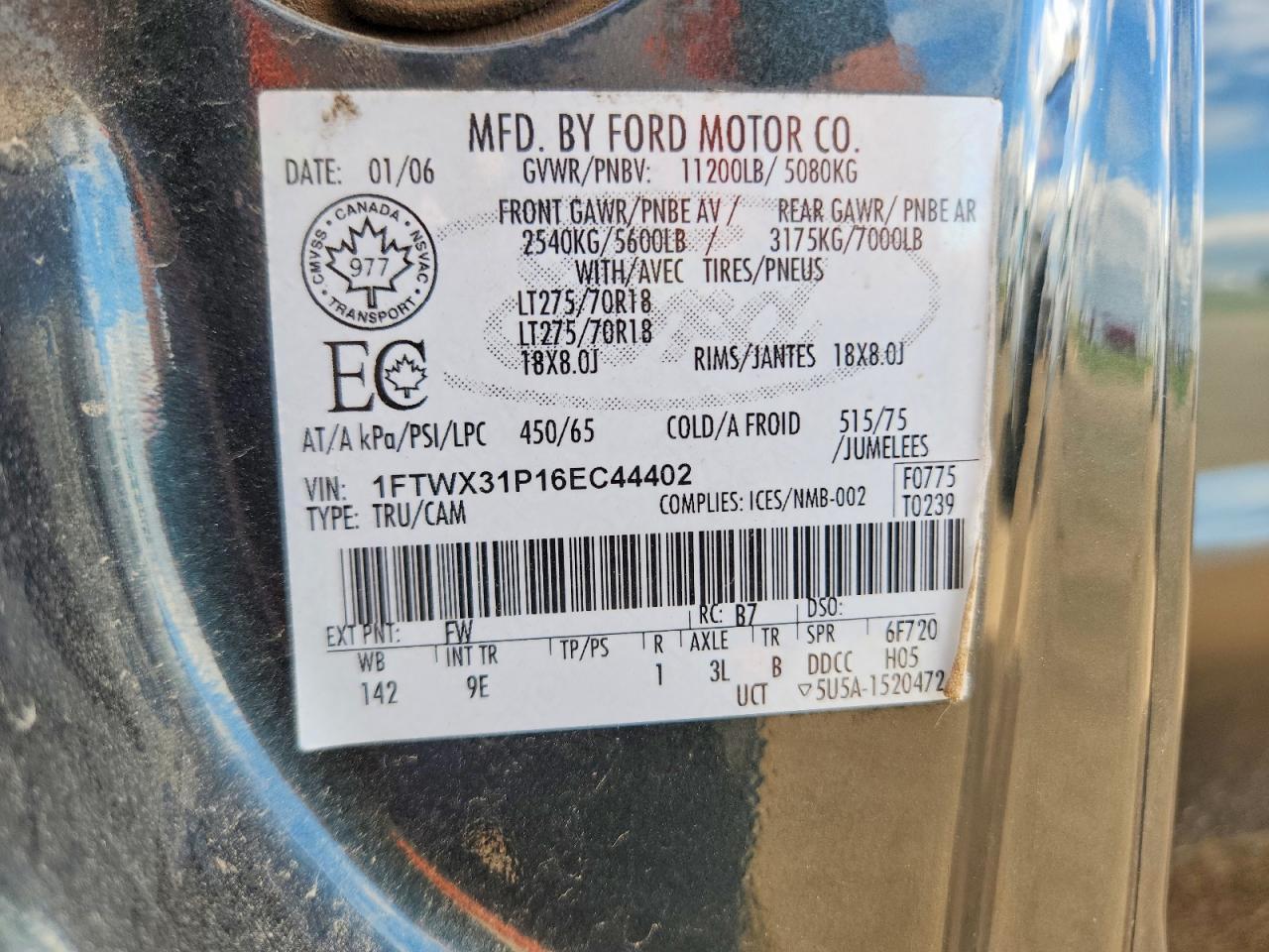 2006 FORD F-350