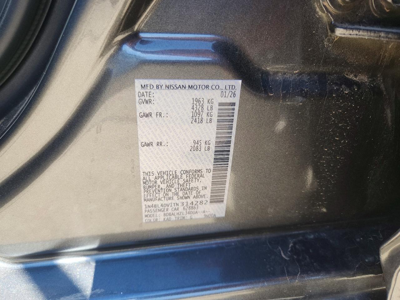 2026 NISSAN ALTIMA
