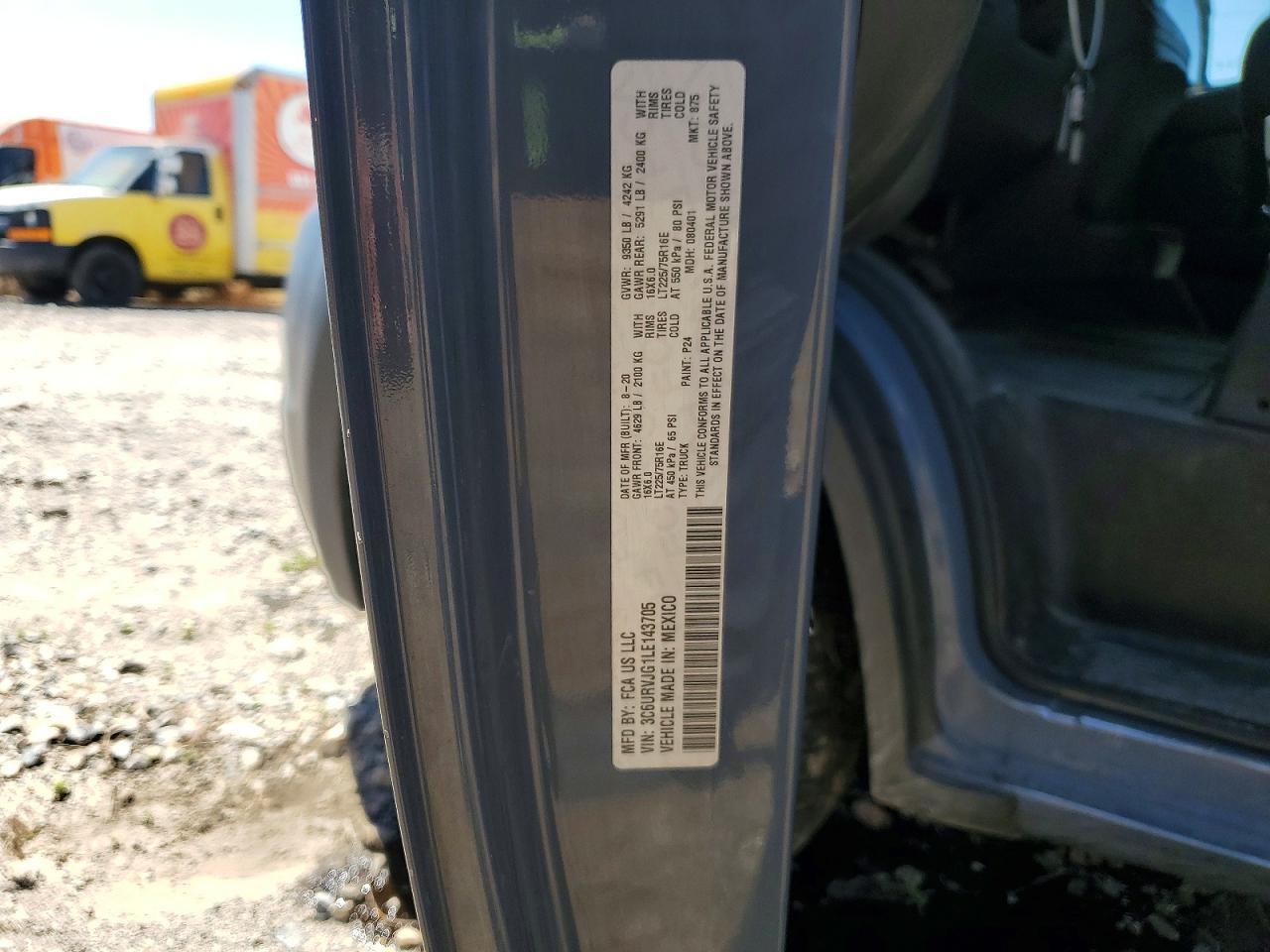 2020 RAM ProMaster 3500