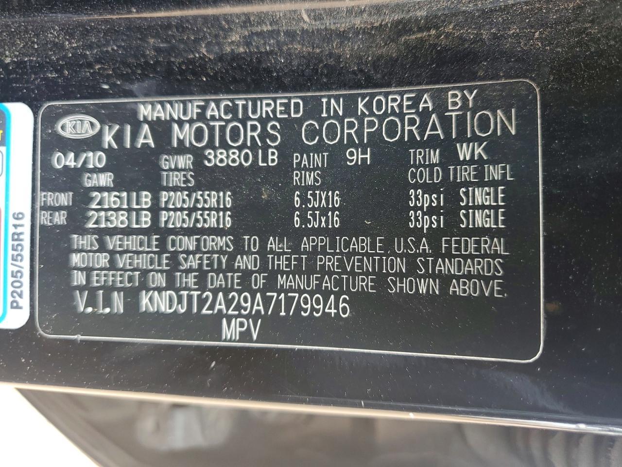 2010 KIA SOUL