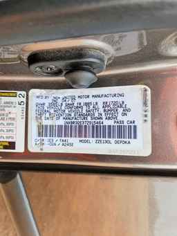2007 TOYOTA COROLLA