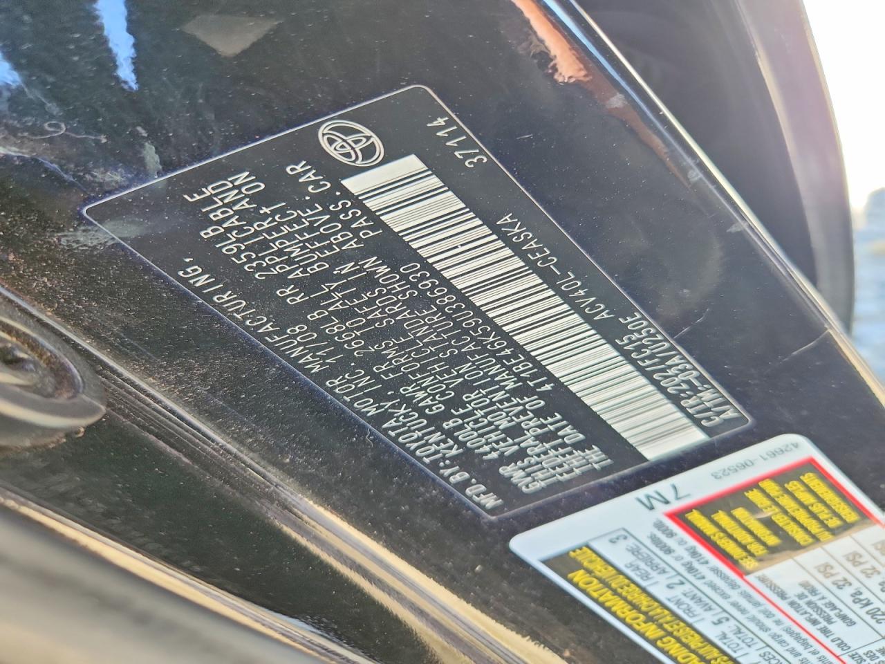 2009 TOYOTA CAMRY