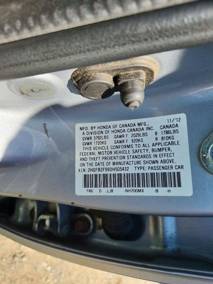 2013 HONDA CIVIC