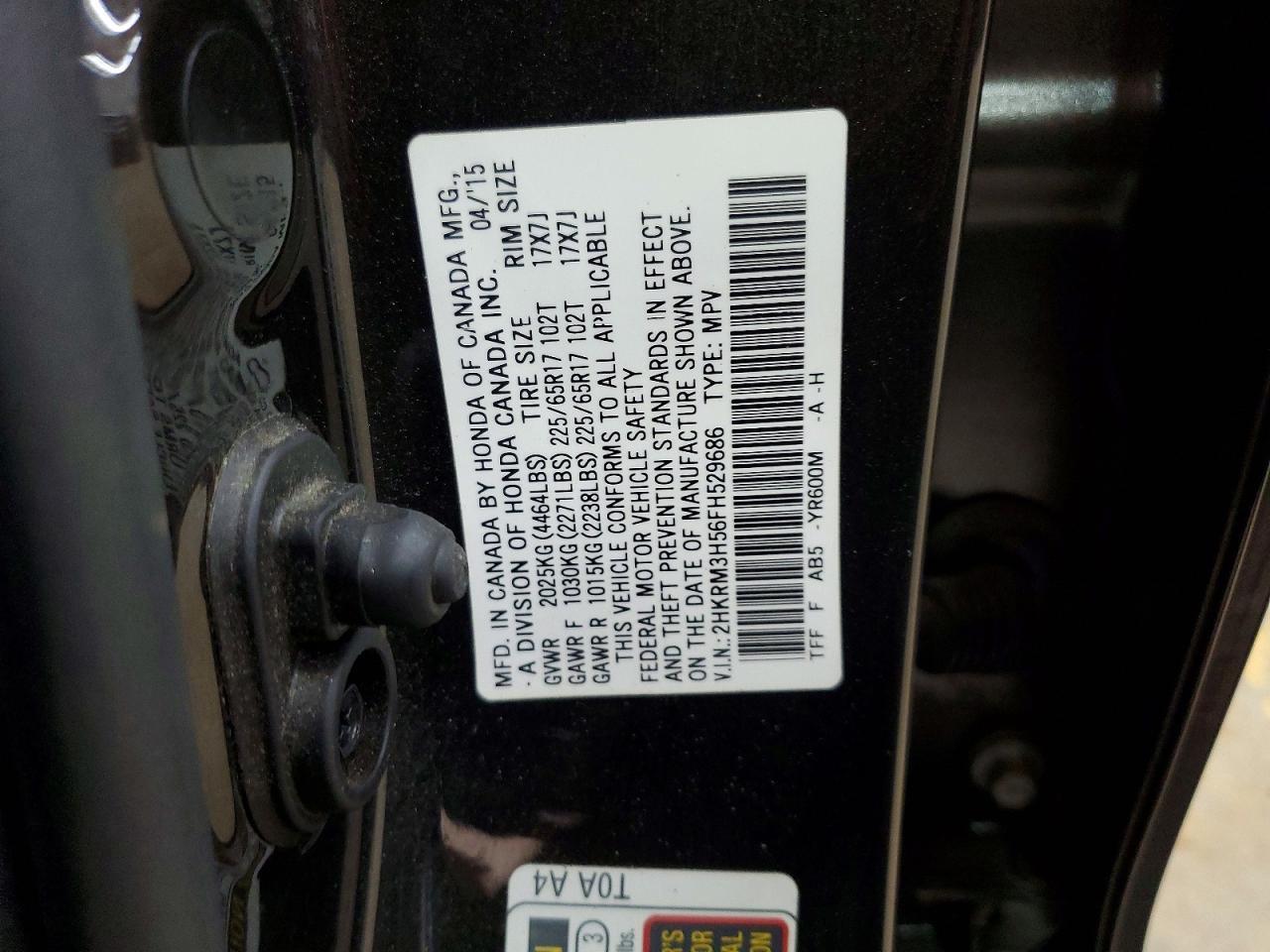 2015 HONDA CR-V