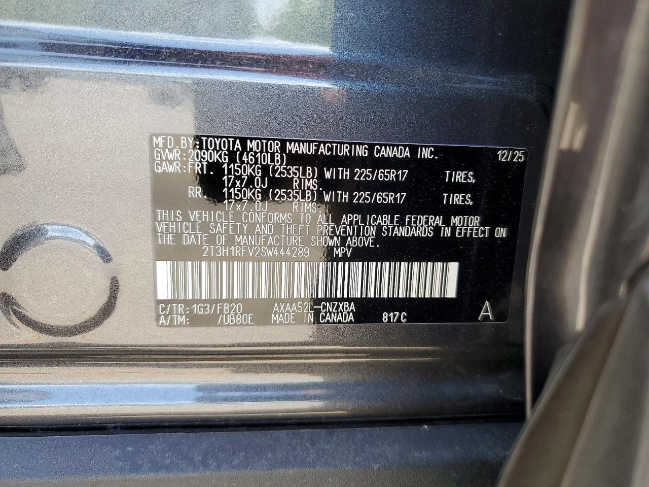 2025 TOYOTA RAV4
