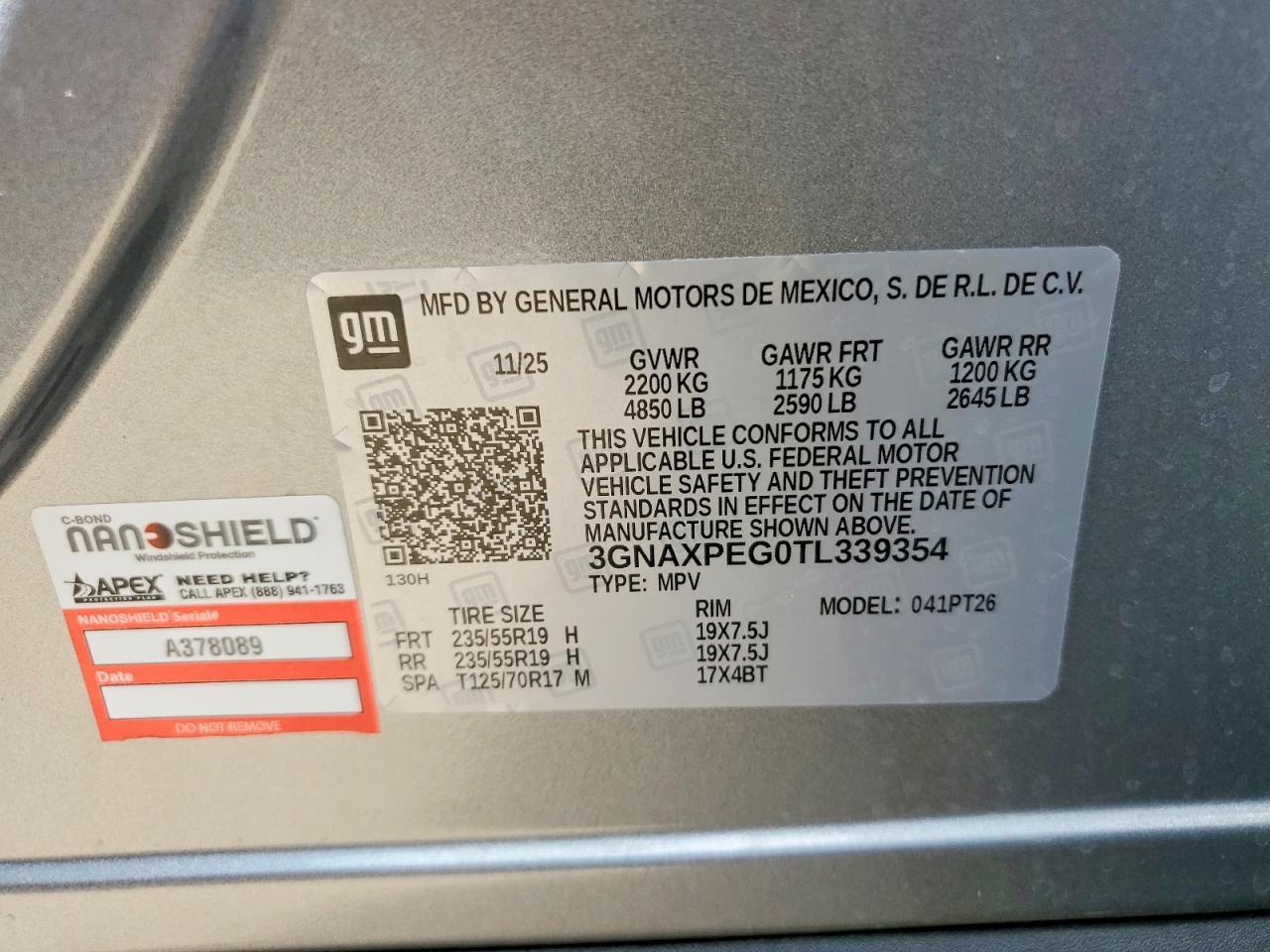 2026 CHEVROLET EQUINOX