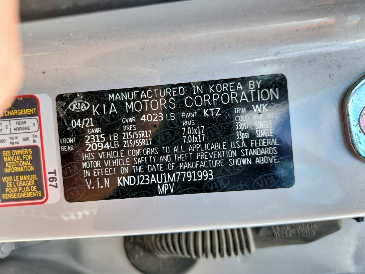 2021 KIA SOUL