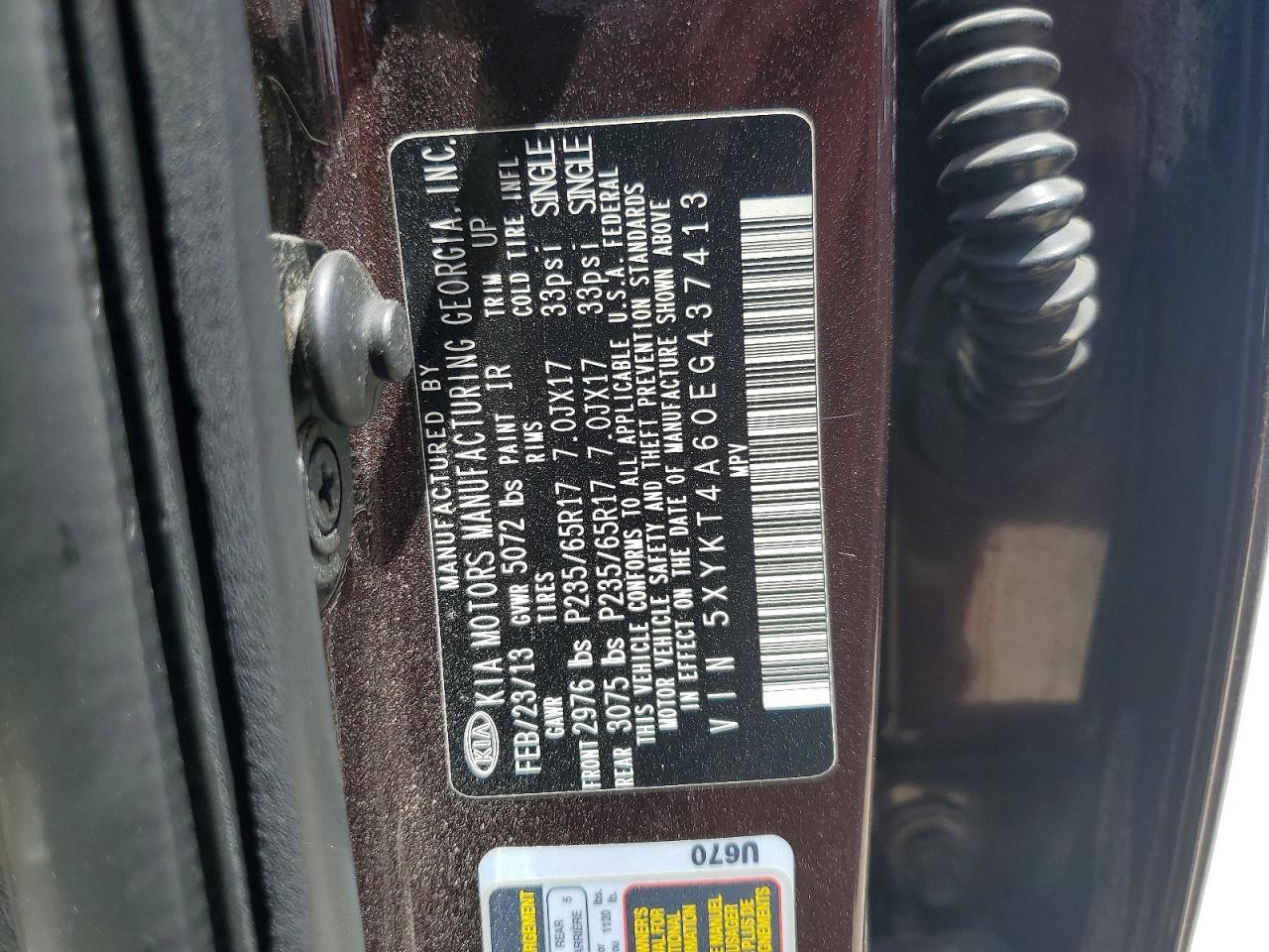 2014 KIA SORENTO
