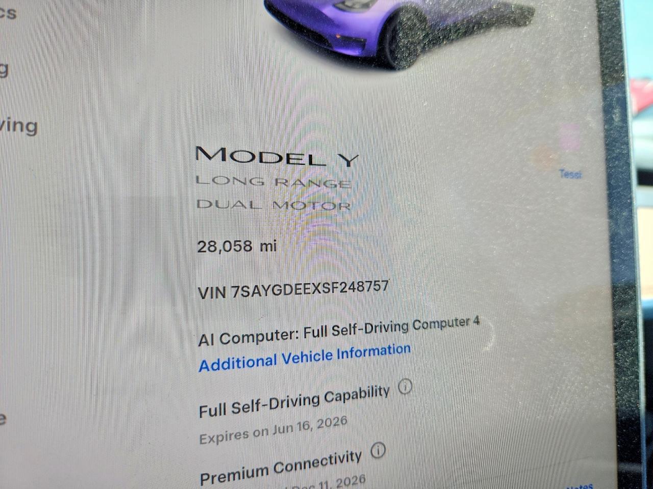 2025 TESLA MODEL Y