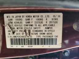 2008 HONDA ACCORD