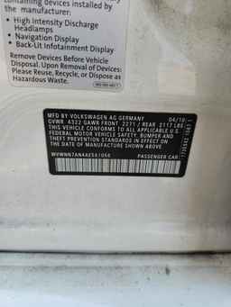2010 VOLKSWAGEN CC