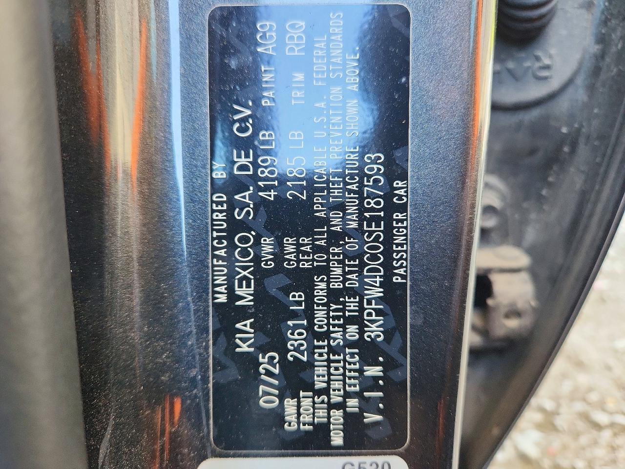 2025 KIA K4